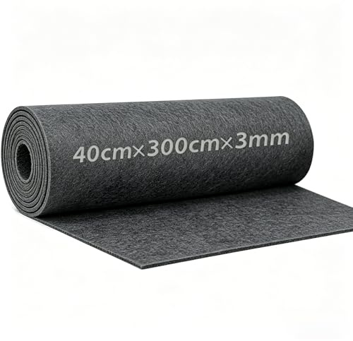 Feltro Grigio medio per Artigianato, 40 cm x 300 cm Feltro Morbido Tinta Unita per Abbigliamento, Accessori, Decorazioni, Creazioni, Patchwork - Stoffa per Cucito