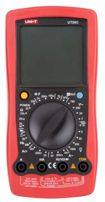 UNI-T MIE0083/UT58C Digital-Multimeter AC/DC Spannungsprüfer, Mehrfarbig - Orange/Pink