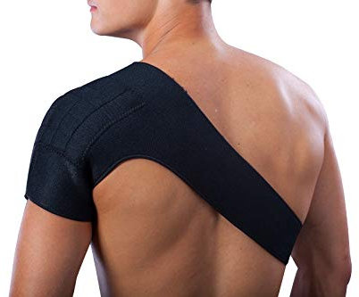 Biomagnetische Schulterbandage LOREY-SD10003 aus 3 mm dickem Neopren Größe XXL