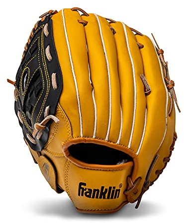 Franklin Sports Field Master Series Baseball Gloves, 12.5, Left Hand Throw