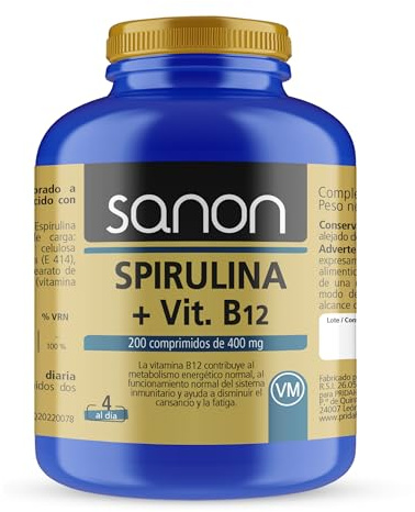 SANON Spirulina 200 comprimidos de 400 mg