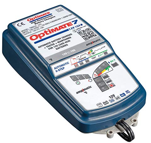OptiMATE TM254 Batterieladegerät OptiMate7 AmpMatic, 7 12 V 10A, blau