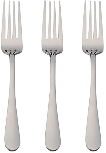 3 forchette da frutta in acciaio inox 17,5 x 2,36 cm