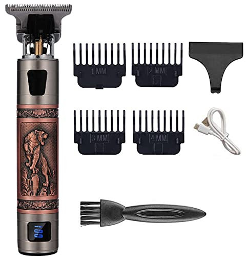Hair Clippers for Men,Professional Cordless Barber Trimmer Set,USB Rechargeable Hair Cutting Grooming Kit,Electric Beard Trimmer Shaver Hair Cutting Kit with LCD Display,Gifts for Men