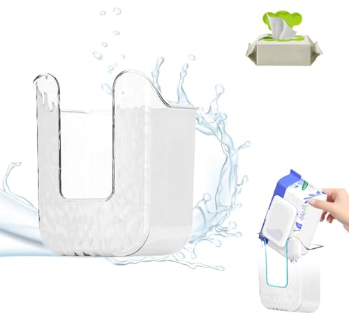 Aufbewahrungsbox für Küchentücher, 2024 Neue Wipes Storage Box, Kein Bohren von Löchern Erforderlich, Langlebige, Tragfähige, Feuchte Toilettenpapier Box, für Einsatz in Mehreren Szenarien