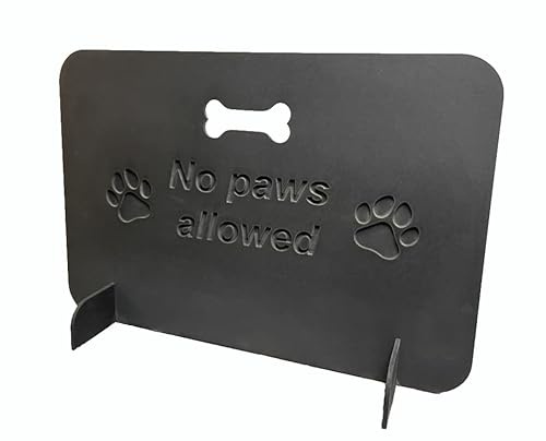 Wooden Pet Stopper, Dog Barrier Gate for Stairs, Dog Stopper for Stairs, very easy setup (Black, 51cm x 75cm)