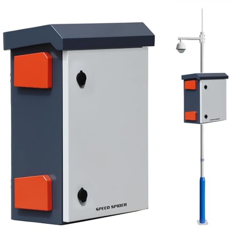 Nema Enclosure Outdoor Electrical Box - 19.7*23.6*11.8 Universal IP Weatherproof Equipment Box,Galvanized Plate Electrical Enclosure,with Removable Mounting Plate and Muffin Fan Vent(50 * 60 * 30cm)