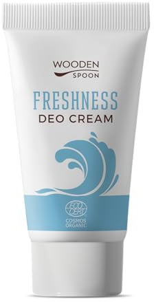 Wooden Spoon Crema Desodorante Orgánica Freshness – Desodorante Natural con Limón & Coco, Sin Aluminio, Hipoalergénico, Absorción Rápida, Aplicación Sin Manos, Unisex – 40 ml