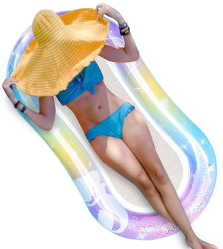 Giubbotto Salvagente per Bambini | Set Amaca per Nuoto e Relax per Ragazzi - Kit Galleggiante per Acqua - per Spiaggia Snorkeling Giardino Acqua All'Aperto