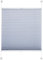JalousieCrew Klemmfix Plissee Farbe Pastell blau - Breite 45 bis 100 cm, Länge 150 cm und 220 cm - Klemm - Rollo ohne zu Bohren (90 x 150 cm)