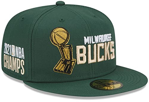 New Era 59Fifty Cap - NBA Champions Milwaukee Bucks - 7 3/8