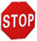 QUARKZMAN Stop Sign 18 x 18 Reflektierende Warnschilder Aluminium für Straßenverkehr Achteckiges Rostfreies Zeichen