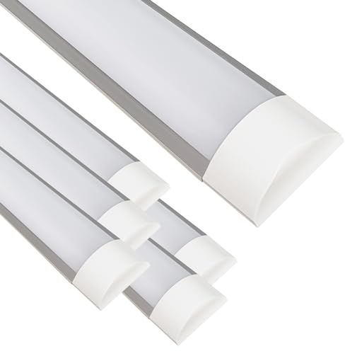 LED ATOMANT Pack 6x Pantalla Luminaria LED integrado, 120cm 40W, CCT (Selector de Color Blanco Calido, Neutro y Frio), 4000 lumenes