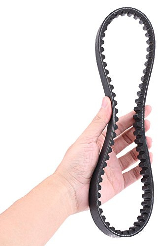 Courroie De Transmission En Caoutchouc Pour Scooter GY6 139QMB 669-18-30 Résistante à La Chaleur et à L'huile et Fiable Pour Scooters -80cc à Moteur Court et Roue Arrière 10 Pouces