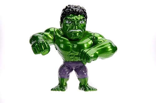 Jada Toys Marvel Hulk Figur aus Druckguss, 10 cm, grün metallic