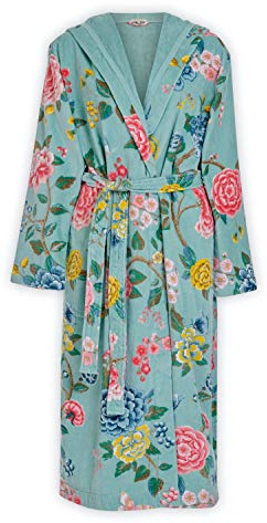 PiP Studio Good Evening Peignoir de bain en tissu éponge en velours Blanc clair Beige clair