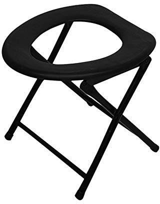 matago Silla de Inodoro Plegable fortalecida portátil Viajes Camping Escalada compañero Silla Actividades al Aire Libre Accesorios