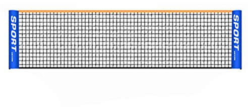 Badmintonnetz - Tennisnetz | Tragbar Federballnetz Für Garten | Volleyballnetz Für Innen- Und Außenbereich | Sport Ersatznetz Für Badminton, Tennis, Volleyball, Pickleball, Fussballtennis | 6m