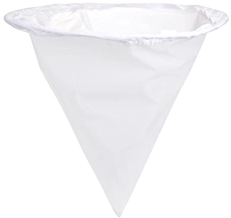 sourcing map 500 Mesh Paint Filter Bag 9.8 Dia Cone Shape Nylon Strainer for Filtering Paint, Gasoline, Fuel, Home Brewing