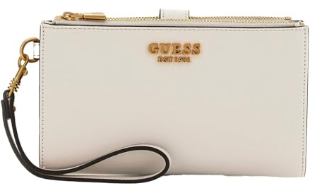 GUESS Laurel SLG Double Zip Organizer Stone