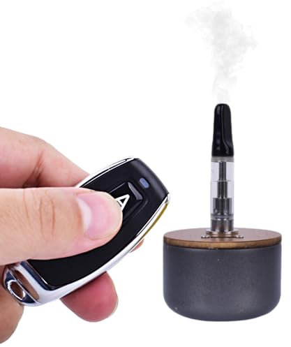 HSETIY Mini macchina del fumo, mini macchina del fumo portatile, per produzione di riprese, cosplay, telecomando wireless (piccola, nero)