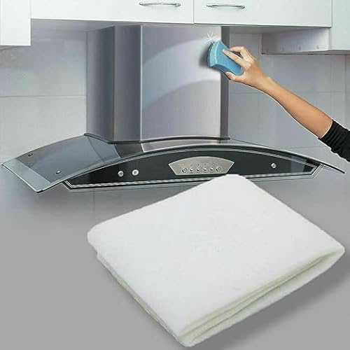 Kanta Anti-Grease and Anti-Odour filter for Hoods, Universal, Cut to Fit, High Absorption Power Grease Filter Extractor Fan - 57cm x 47cm Kitchen Fan Vent