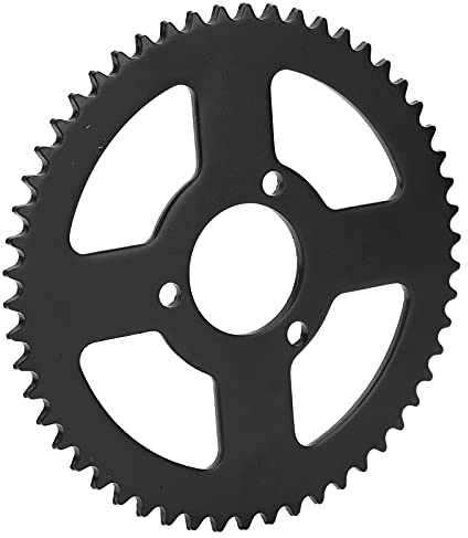 Plato T8f Piñón T8f Piñón de Acero 54T, Engranaje de Transmisión de Cadena de 35 Mm y 54 Dientes, Juego de Bielas de Acero Al Carbono para Karts de Motocicleta de 47/49 Cc -