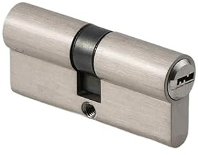 Bombin Cerradura Cerradura de puerta de latón de aleación de aluminio antirrobo con cilindro de cerradura de 60, 70 y 80 mm for puertas y ventanas de dormitorios interiores Cerraduras Antibumping(X80-