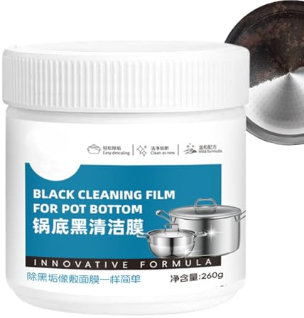Detergente per pentole bruciate, 260 g, crema detergente multifunzione per cucina, forno, grill, piano cottura, armadio, barbecue, microonde, padella
