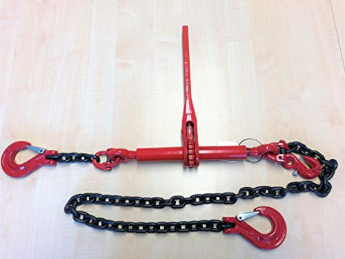 Cadena de Amarre de Clase 8, 1 Pieza, 10 mm, 2,5 m, Fuerza de Amarre (LC): 63 kN (6300 Dan = 6,3to).