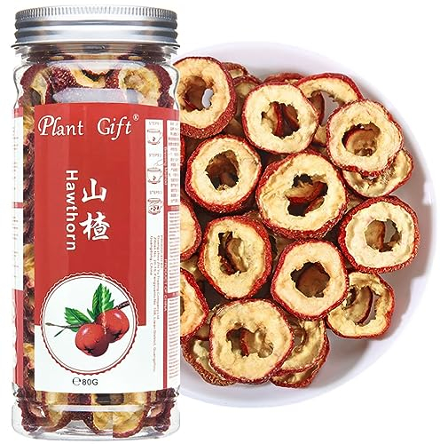 PlantGift Hawthorn Berry 80G/2.82oz 山楂 China Medicinal Herb,(Shanzha/Dried Hawthorne) Dried Bulk, Hawthorn Berries