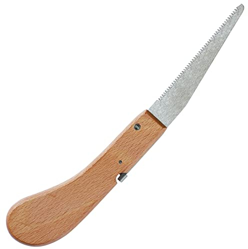 Wazakura - Sierra de bonsái plegable (100 mm) Hecha en Japón. Serrucho de mano plegable para jardinería, camping, carpintería