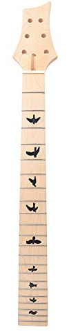 Electric Guitar Neck, Maple Wood Fretboard 22 Fret Guitar Neck for Electric Guitar Parts Replacement