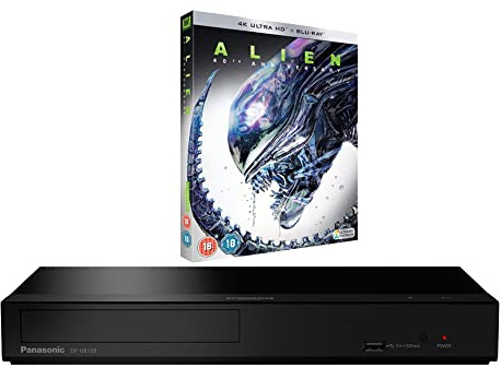 MULTIREGION Panasonic DP-UB159 DVD Regions 1-8 - Blu-ray Region B - Bundle Including Alien