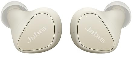 Ecouteurs intra-auriculaires sans fil Bluetooth Jabra Elite 4 avec réduction de bruit active ANC Beige clair