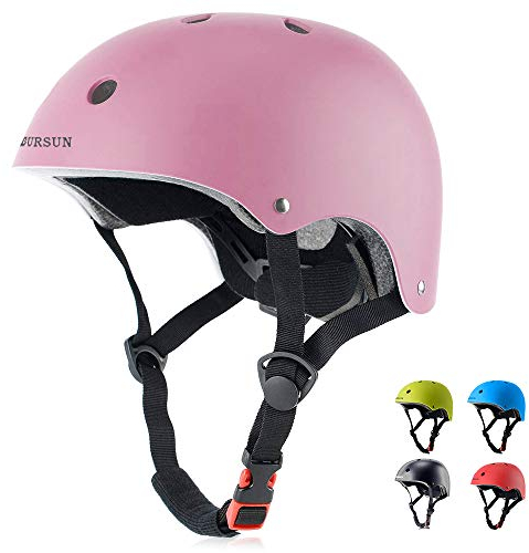 BURSUN Kinder Fahrradhelm Kinderhelm Skaterhelm für Alter 2-16 Jahre Jungen Mädchen, Kinderhelm für Fahrrad Roller Skateboard Scooter Roller Skating