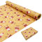 Weihnachtsgeschenkpapier zum Verpacken: Kraftpapierrolle mit Weihnachtsmann-Aufdruck, 43 cm x 15 m, recycelbares Geschenkpapier