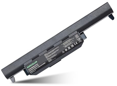 BORSCELLOR A32-K55 Batterie pour Asus X75V F75VD X75A R500V F75V F75VB F75VC R503U R503A R503C K55VD X75VD K75VM K75VD K75DE K55 K55N K55VM K75VM K75DE K55 K55N K55VM KM K75DE 55 VM KC. 75VM K75 45 VS