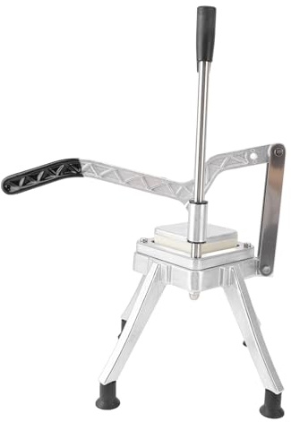Naroote Chopper de Vegetales, Cortador de Aluminio Francés de Aluminio Cortador de Vegetales con 3 Cuchillas de Reemplazo Chopper de Cebolla para Restaurantes Cocina en Casa