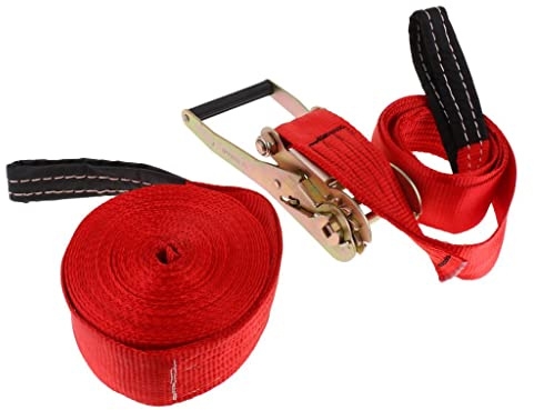 Kraftigt 5 cm nylon slackline-kit 10,6 m rep och spännspärr for trädgården