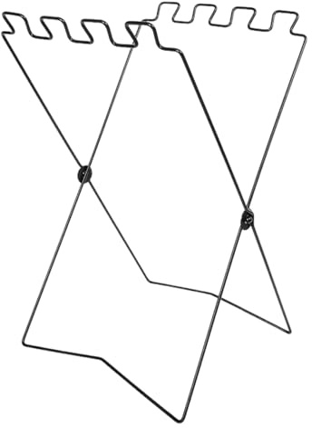 Ahuuen Soporte para Bolsas de Basura - Soporte Plegable De Metal Para Bolsas De Basura,Base Antideslizante Para Almacenamiento De Residuos En Cocina Jardín Balcón Camping Lavandería