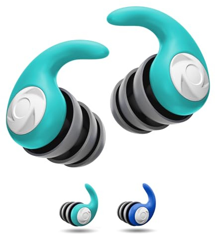 Waterproof Swimming Ear Plugs for Kids - 2 Pairs of Reusable Soft Silicone Swim Earplugs,Ear Protection for Children (4-12 Years Old) - Ideal for Surfing, Diving, Pool, Showering, and Water Sports