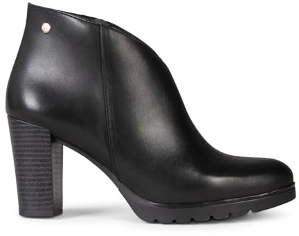 miMaO CLASSIC - Botines mujer tacón ancho y plataforma Negro, EU 41