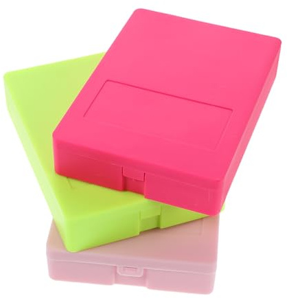 Anneome 3 Ensembles Kit Pinceaux Maquillage Mini avec Miroir Intégré Poils Doux pour Fond de Teint Eyeliner et Ombre à Paupières Set de Voyage Portable Rose Vert Fluo