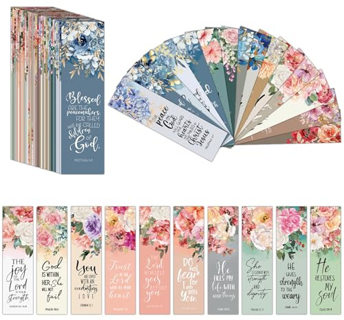 Gsrhzd Bokmärke, 30 stycken Bibel Point Paper Book, Kristna personliga bokmärken, för vuxna barn