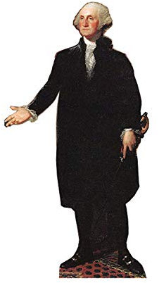 Cardboard People President George Washington Life Size Cardboard Cutout Standup