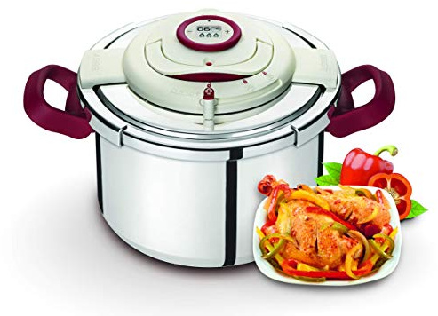 SEB P4410706 - Olla a presión, 6 L