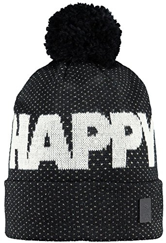 Barts Damen Mütze Woman Lazy Beanie One Size Happy,Lazy - Black, Dark Heather: Farbe: Black