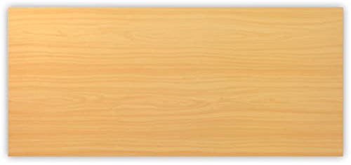 bümö Tischplatte 180x80 cm in Buche, Schreibtischplatte aus Holz, Holzplatte, Spanplatte kratzfest beschichtet, ABS-Kante, 120 kg Tragkraft für DIY Homeoffice Schreibtisch & mehr