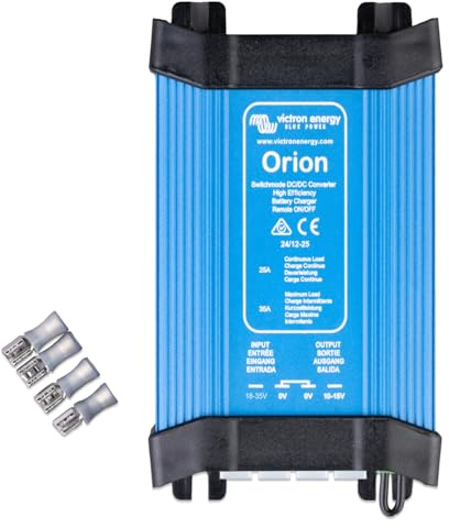 Victron Energy Orion IP20 24/12-Voltios 25 amperios Convertidor de CC a CC No Aislado, Alta Potencia